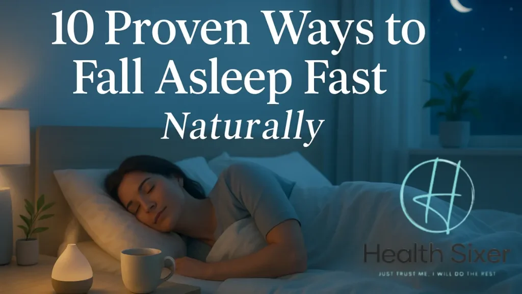 Proven ways to fall asleep fast naturally.