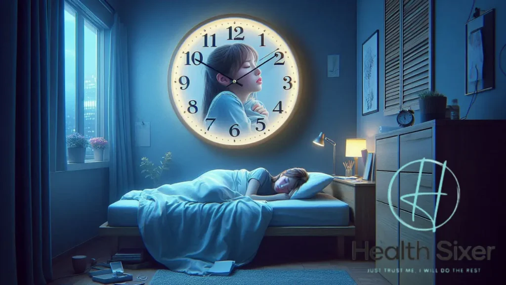 Following a regular sleep schedule is good for sleep health.