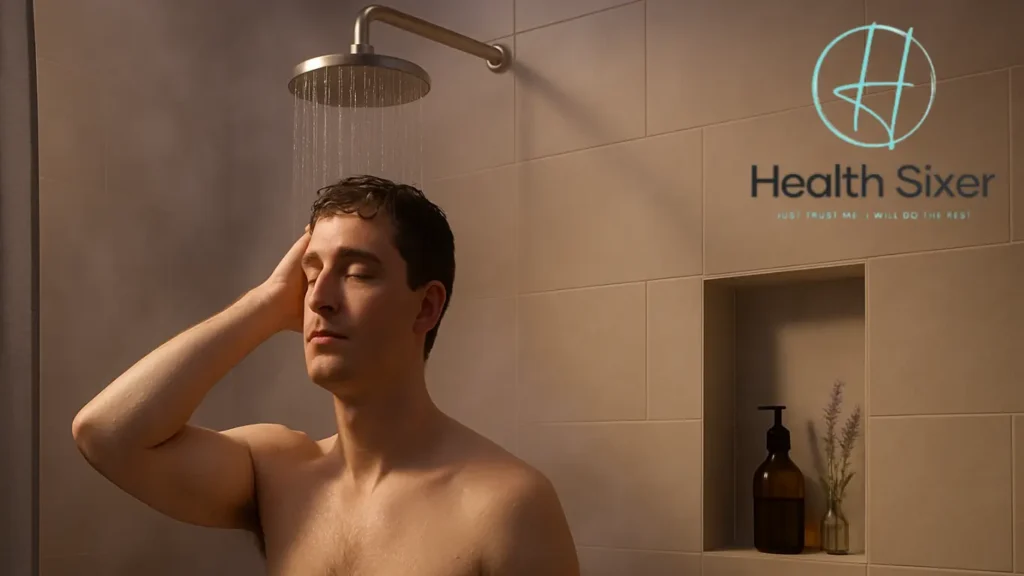 Taking a warm shower before sleep relaxes body muscles.